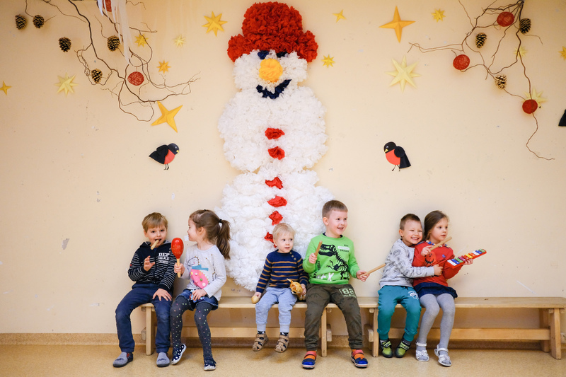Jaukumas darželyje